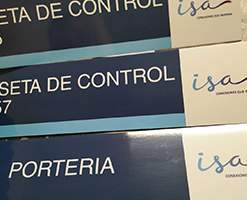 señalizacion Acrilico Isa - Signa Postal